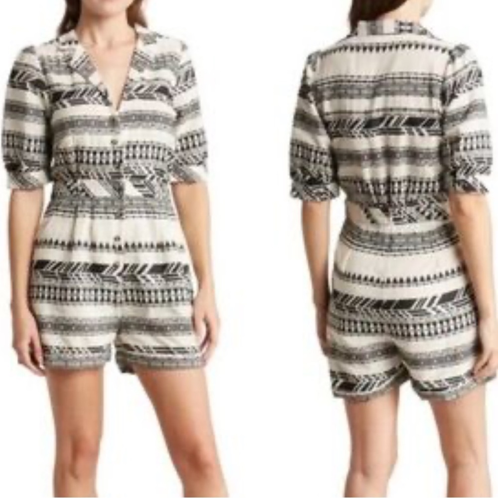 Anthropologie DRA‎ Geometric Jumpsuit